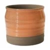 Ivyline Puro Lipped Gloss Ripple Pot Cover Peach (Various Sizes) -Greentide Garden Store IVPUROPE