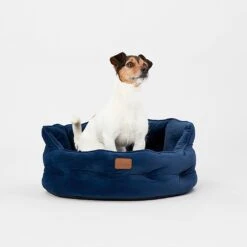 Joules Navy Chesterfield Bed (Various Sizes) -Greentide Garden Store JCHESTFLDNAV 1