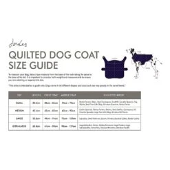 Joules Newdale Quilted Pet Coat French Navy - Various Sizes -Greentide Garden Store JOULESNEWDALENAVY 5
