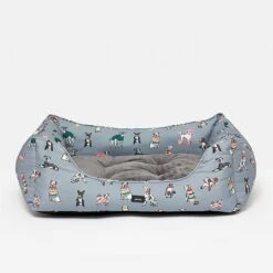 Joules Rainbow Dogs Box Bed (Various Sizes)