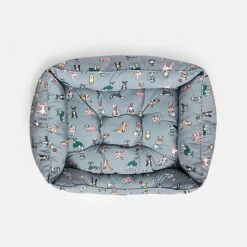 Joules Rainbow Dogs Box Bed (Various Sizes) -Greentide Garden Store JRAIDOGBOX 2