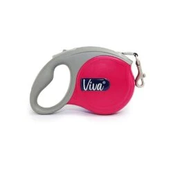 Ancol Viva Retractable 5m Lead Pink