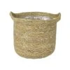Ivyline Otto Natural Woven Lined Basket (Various Sizes) -Greentide Garden Store OTTONATBASK