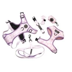 Pawsome Paws Boutique Pink Flower Adjustable Harness (Various Sizes) -Greentide Garden Store PPPIFAHA 3