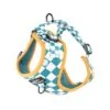 Pawsome Paws Boutique Teal Checkered Adjustable Harness (Various Sizes) -Greentide Garden Store PPTECAHA