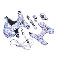 Pawsome Paws Boutique Tiny Diny Adjustable Harness (Various Sizes) -Greentide Garden Store PPTINDINAHA 3