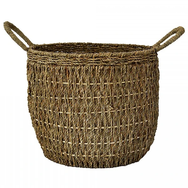 Ivyline Seagrass Natural Lined Basket (Various Sizes) 3 Ivyline Seagrass Natural Lined Basket (Various Sizes)
