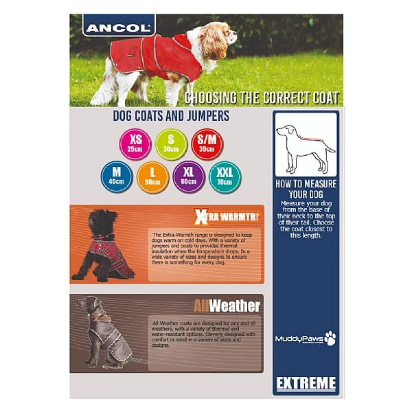 Ancol Stormguard Dog Coat Black 4 Ancol Stormguard Dog Coat Black - Image 2